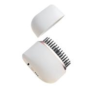 KANLVU Rechargeable Par Usb Sans Fil Fer A Lisser Mini Lisseur Cheveux, Brosse Portable à Chauffage Rapide Avec 3 Températures Réglables, Brosse Lissante Pour Cheveux