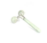KANLVU Rouleau De Jade Visage Et Le Cou En Forme De V Massage Ergonomique En Pierre Ice Roller Visage Pour Sculpter La MâChoire Et Favoriser Le Drainage Lymphatique(H)