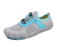 KANLVU Séchage Rapide Barefoot Chaussures Minimalistes Femme Homme Légères Baignade Chaussure Aquatique Maille Respirante Plein Air Chaussures Pieds Pour La Piscine, Le Surf(Gray,43EU)