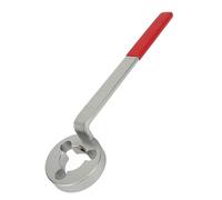 Kannlbaox Clé de verrouillage de poulie de pompe à eau, poignée efficace de 298 mm de long avec revêtement en plastique, outil de démontage de clé de poulie de courroie pour véhicules avec