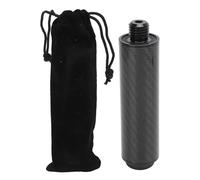 Kannlbaox Extension de Queue de Billard en Fibre de Carbone de 4 Pouces, Accessoire Universel pour Queue de Billard, matériau léger et Durable en Fibre de Carbone avec Pare-Chocs en
