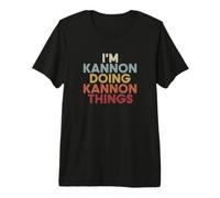 Kannon Name Kannon Personalized Name First Given T-Shirt Haut de Gamme