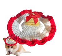 Kanoauo Bonnet pour Chien,Accessoires Photo Mignons Doux en Tricot Élan - Chapeau De Père Noël Chat | pour Fête Extérieur Nuit Jours Hiver Garçons Filles Jeunes Ados Famille
