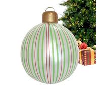 Kanoauo Décorations De Noël Gonflables,Sphères Décoratives Gonflables | Grandes Décorations De Fêtes en PVC pour Extérieur Durant La Saison Hivernale Jardin Terrasse Décor Halloween Et Noël Festif