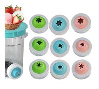 Kanoauo Embout de Remplacement pour Sorbetière | 9 Pièces pour Glace à l'Italienne | Accessoires de Rechange pour Machine à Glace - Pour préparations sucrées à la maison