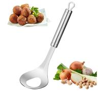 Kanoauo Façonneuse à Boulettes - Acier Inoxydable Anti-adhésif,Portionneur De Boulettes Avec Trous | Accessoires De Cuisine Pour La Cuisson Du Bœuf Du Poulet Porc