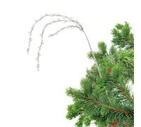 Kanoauo Garniture pour Sapin De Noël | Décorations de Branches à Paillettes,Végétation De Noël pour Artisanat - pour Intérieur Extérieur Cheminée Table Maison Fêtes Hiver