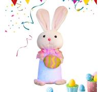 Kanoauo Peluche Lapin - Décorations de Pâques Lumineuses et | Poupées Réalistes en Peluche d'animal,pour Chambre Salon Canapé Lit Étagère Voiture Voyage Journée des Fête