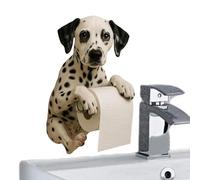 Kanoauo Porte-Essuie-Tout Mignon,Distributeur Décoratif Mignon en Forme de Chien | Support de Rangement Organisateur Serviettes Murale Décoratif pour Cuisine Salle de Bain Chambre