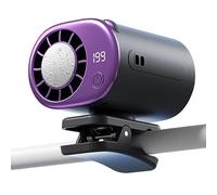 Kanoauo Ventilateur à Clip Portable - 199 Niveaux de Ventilation, Rechargeable et Portable,Ventilateur Nomade Rechargeable - Pour voiture, voyages d'été, camping, plage, festivals, sports, bureau,