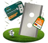 kanoo 72 Lames de Rechange pour Mammotion Luba & Yuka - Acier Inoxydable de Haute Qualité (Non Revêtu) - Kit Entretien Géant : 72 Couteaux, 72 Vis et 72 Rondelles - Compatible Luba 1/2 AWD & Yuka