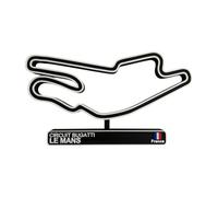 Kanoretech Circuit Bugatti, Maquette de Circuit de Course 3D, Décoration Automobile