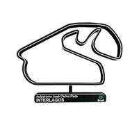 Kanoretech Circuit d'Interlagos, Maquette de Circuit de Course 3D, Décoration Automobile