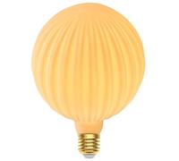 KANQIAO Ampoule Edison Vintage E27, E27 LED Vintage Dimmable 4W à rayures de citrouille Lampe LED Rétro Ampoule Antique Décorative idéale pour salon, restaurant, Noël et mariage- G125 - blanche(XSJ)