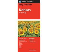 Kansas, carte facile à lire | Rand McNally