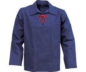 Kansas Chemise à enfiler en coton 7388 KC bleu marine 3XL