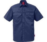 Kansas Chemise à manches courtes 7387 B60 Bleu marine S