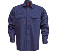 Kansas Chemise en coton à manches longues 7386 BKS bleu marine 3XL