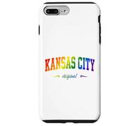 Kansas City Design College Missouri LGBTQAI+ Rainbow Version Coque pour iPhone 7 Plus/8 Plus