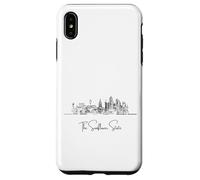 Kansas Home - Horizon noir - Souvenir d'art de voyage dessiné à la main Coque pour iPhone XS Max