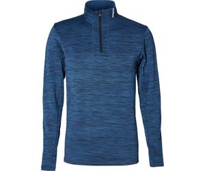 Kansas Longsleeve Evolve T-Shirt manches longues, FastDry bleu acier/ bleu foncé XL