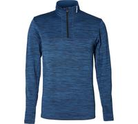 Kansas Longsleeve Evolve T-Shirt manches longues, FastDry bleu acier/ bleu foncé XXL