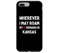 Kansas Où que je puisse me déplacer, mon cœur reste au Kansas Coque pour iPhone 7 Plus/8 Plus
