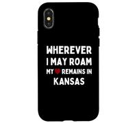 Kansas Où que je puisse me déplacer, mon cœur reste au Kansas Coque pour iPhone X/XS