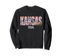 Kansas State USA Kansas Vacances KC Kansas City Millésime Sweatshirt
