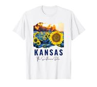 Kansas Tournesol State Pride Souvenir Filles Adolescentes T-Shirt