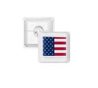 Kansas USA Carte Étoiles Rayures Drapeau Forme PBT Keycaps pour Clavier Mécanique Blanc OEM sans Marquage d'impression R1 Multicolore