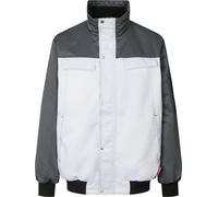 Kansas Veste d'hiver Icon Two Veste d'hiver de pilote 4813 PP blanc/gris L