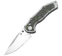 Kansept Apollo Stonewashed CPM S35VN Titane Stonewashed, Fatcarbon Crossbar lock K2107V1