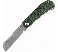 Kansept Bevy 154CM Manche en Micarta Vert Lavé à la Pierre T2026F2