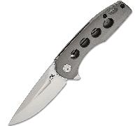Kansept Cassowary Stonewashed CPM S35VN Titane Anodisé Gris K2065A2