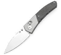 Kansept Dako Stonewashed CPM S35VN Titane Stonewashed +CF Verrou à barre transversale K1101V1