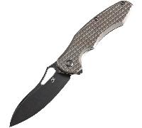 KANSEPT Echis Black Stonewashed CPM S35VN Frame Lock K1071A6