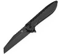 Kansept Kosame Blackwash 154CM, Blackwash Ti avec incrustation CF bleue T1093F2