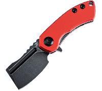 KANSEPT Mini Korvid 154CM Noir Stonewashed Poignées en Aluminium Rouge T3030P3