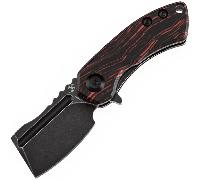 KANSEPT Mini Korvid Black Stonewashed CPM S35VN Liner Lock K3030S1