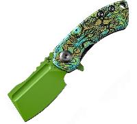 Kansept Mini Korvid Green Coating 154CM Green G10 T3030B2