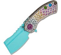 KANSEPT Mini Korvid Revêtement Bleu Clair CPM S35VN Frame Lock K3030A10