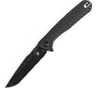 Kansept Qilin 154CM Black Stonewashed Black Carbon Fiber & G10 Handles T1047T1
