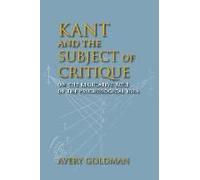 Kant And The Subject Of Critique