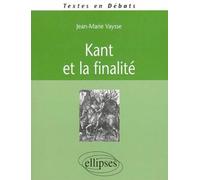 Kant et la finalité