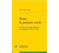 Kant, le premier cercle: La déduction transcendantale des catégories (1781 et 1787)