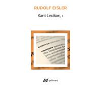 Kant-Lexikon (Tome 1)