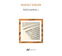 Kant-Lexikon (Tome 1)