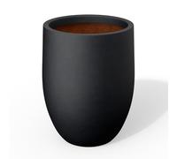 Kante Jardinière, béton, Noir, 30 cm de Haut