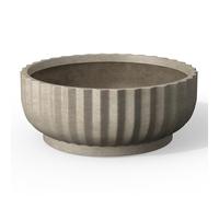 Kante Jardinière, béton Vieilli, 21 po de diamètre x 8,3 po de Hauteur